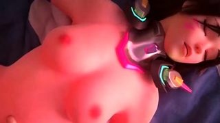 Hot 3D redhead licking a pussy while getting fucked