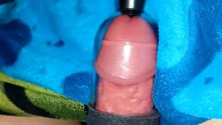 Pumping my mind and my hard dick