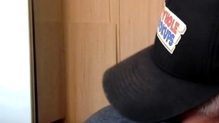 Gloryhole homemade DILF sucks neighbor