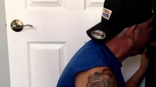 Gloryhole amateur gaydaddy deepthroats